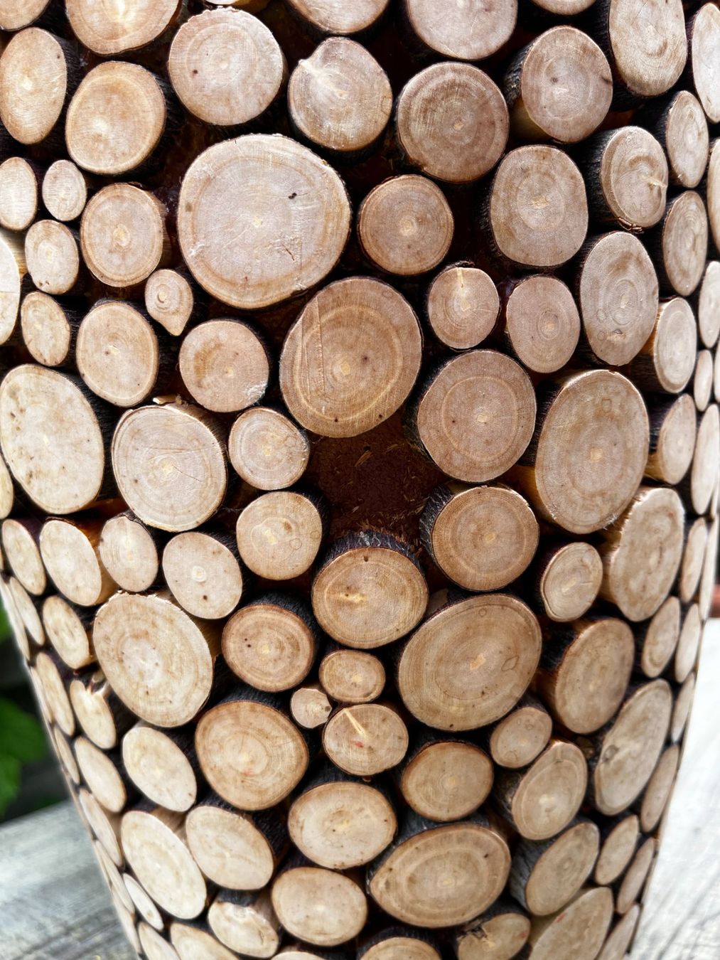 Vasi per fiori: Wunderbarer Übertopf Blumentopf Holzoptik XL Höhe 60cm – Usato da Zürich venduto da Allrounders 6