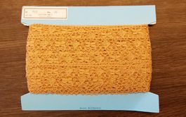 Spitzenband Baumwolle Farbe cognac/caramel