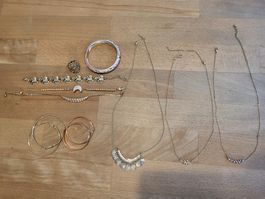 Schmuck Lot goldfarben