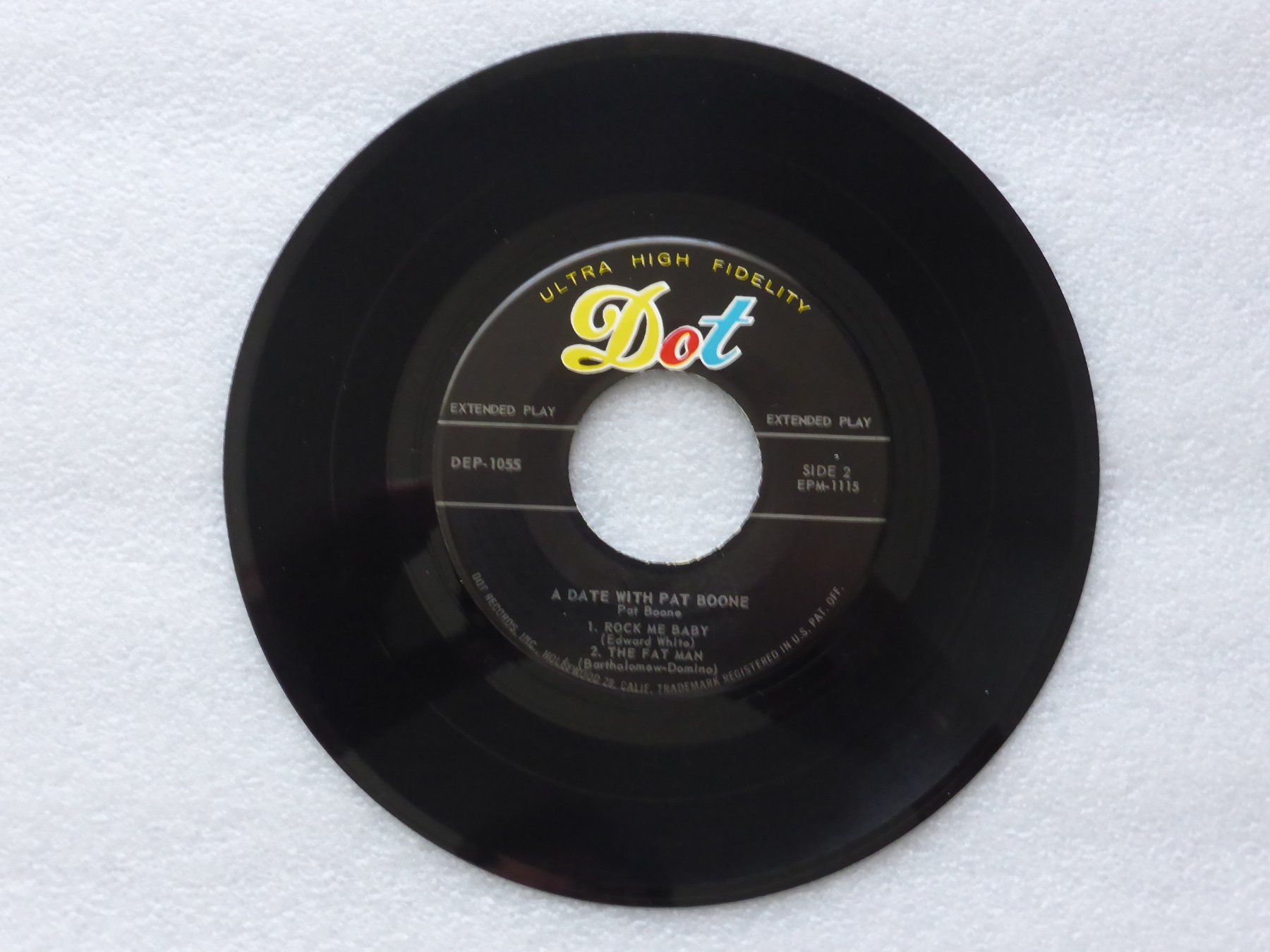 Dischi in vinile: Vinyl Single  EP  PAT BOONE – Usato da Küssnacht am Rigi venduto da Mondkinder 2