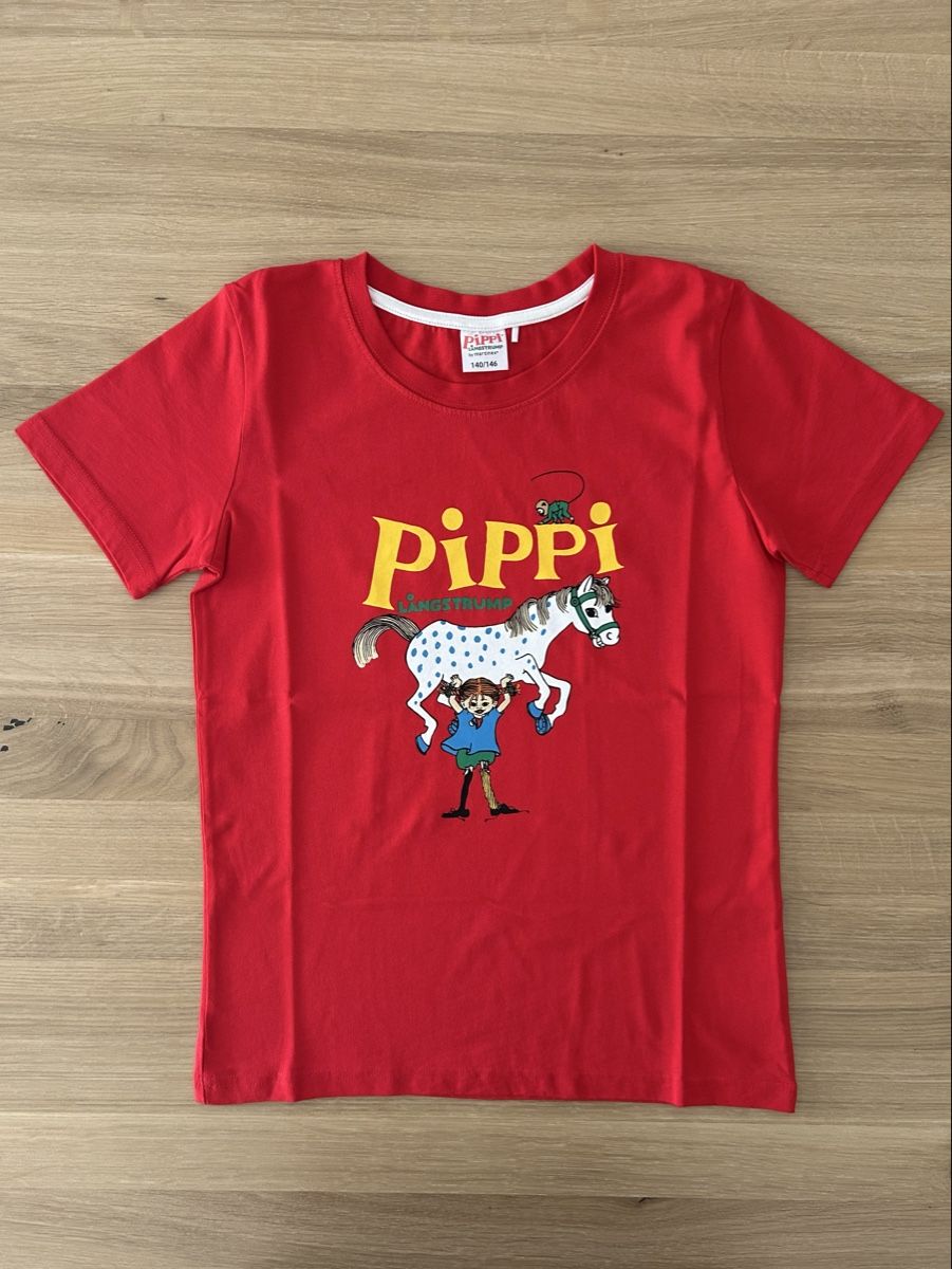 Camicie, T-shirt & Polo: Pippi Langstrumpf T-Shirt Gr.140/146 – Usato da Naters venduto da Gemschhtte
