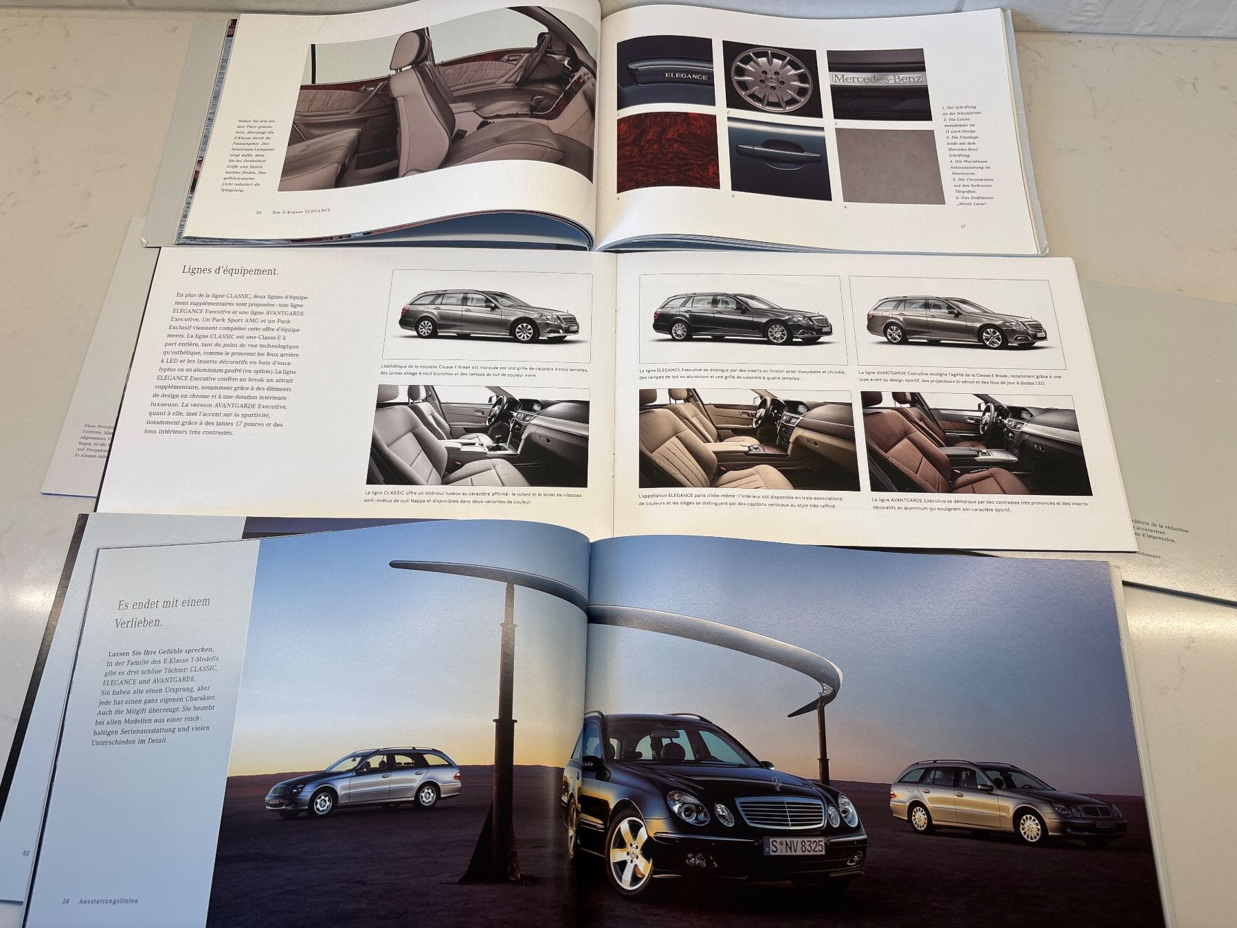 Mercedes-Benz Dokumente: Brochures Mercedes-Benz Classe E 2003 2009 2010 2011 – Gebraucht aus Gollion von Hampton 3
