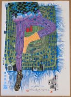 Friedensreich Hundertwasser Orig Lithogr. 248/965 handsign.