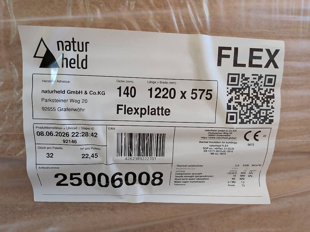 Articoli in legno: Holz Isolation, Flexplatte 140mm – Nuovo e nell'imballaggio originale da Wilen (Sarnen) venduto da stebejans