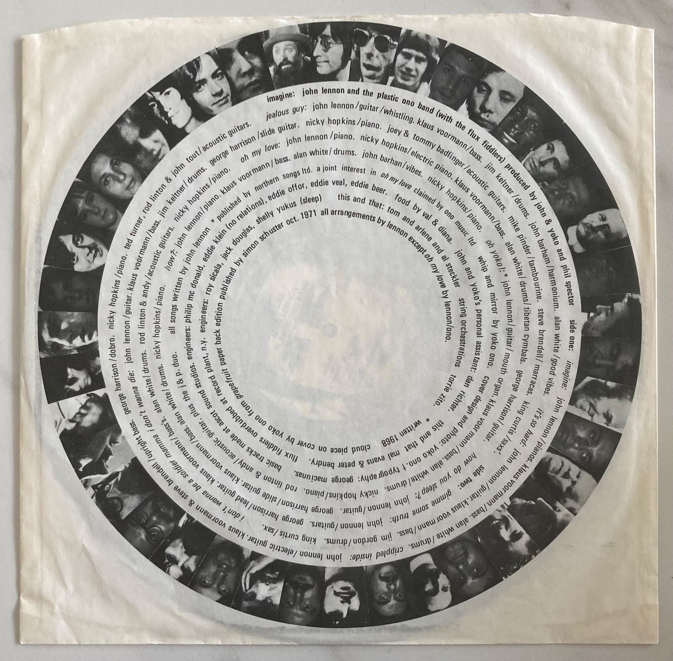 Schallplatten: THE BEATLES / JOHN LENNON - IMAGINE – Gebraucht aus Poliez-Pittet von Newtown-Records 2