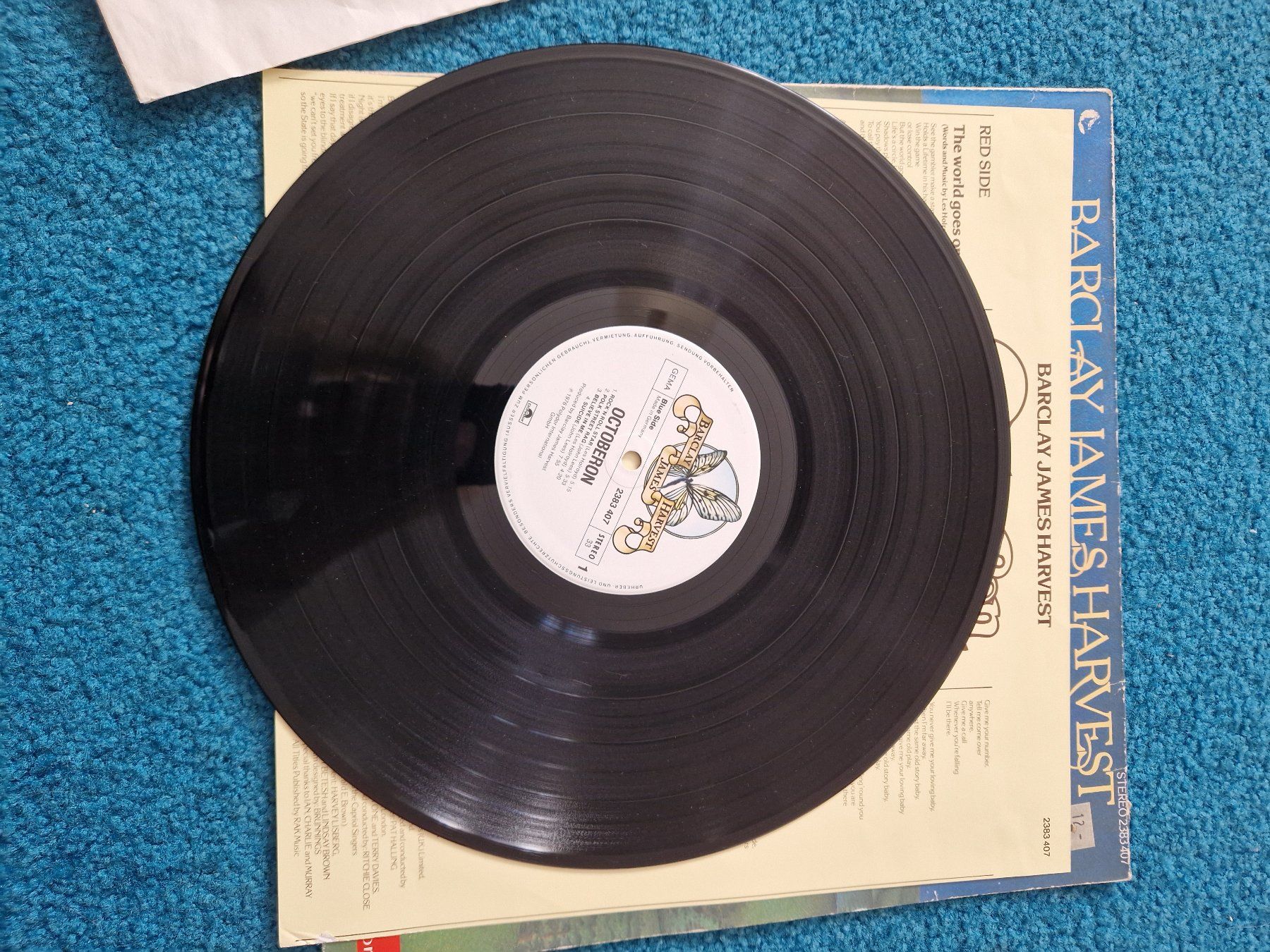 Dischi in vinile: LP Barclay James Harvest "Octoberon" – Usato da Aefligen venduto da Akoni 3