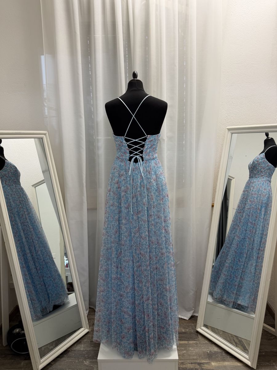 Vestiti: Blaues Maxikleid mit Blumenmuster - Größe 34 – Nuovo e nell'imballaggio originale da Schlatt ZH venduto da xhesiesi 3