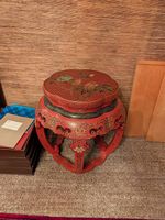 Chinesischer Hocker / Beistelltisch Total 5 Stück