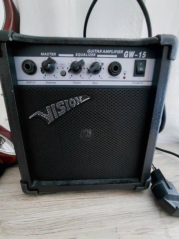 Strumenti musicali: Sehr schönes E-Gitarren-Set für Kinder oder Anfänger. – Usato da Dietikon venduto da Vent-Gary- 2