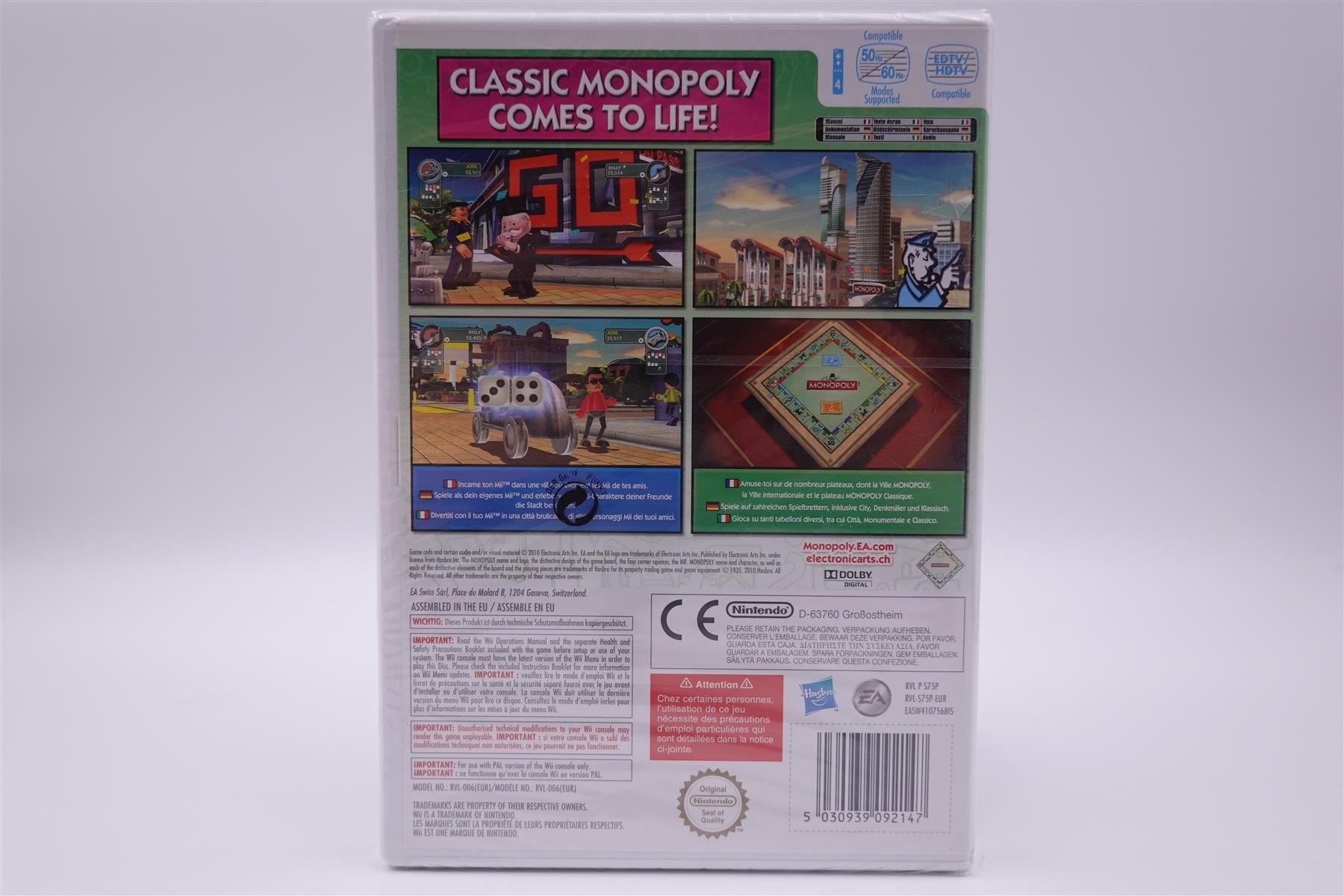 Nintendo Giochi: Monopoly Streets Neu Sealed (Wii) – Nuovo e nell'imballaggio originale da Herisau venduto da ZelliZone 1
