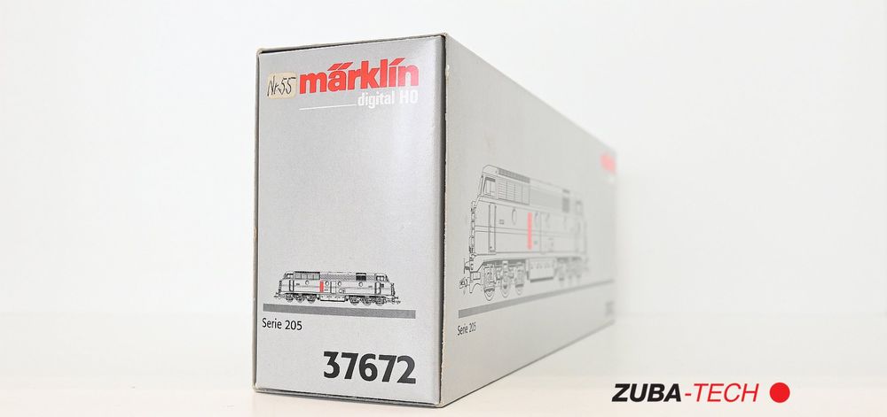 Märklin 37672 Diesellok Serie 205 SNCB H0 WS Digital mit OVP (Gebraucht ...
