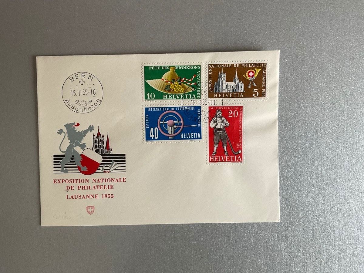 Buste & buste per spedizione: Zwei Ersttagbriefe – Usato da Steinhausen venduto da Leo.1957