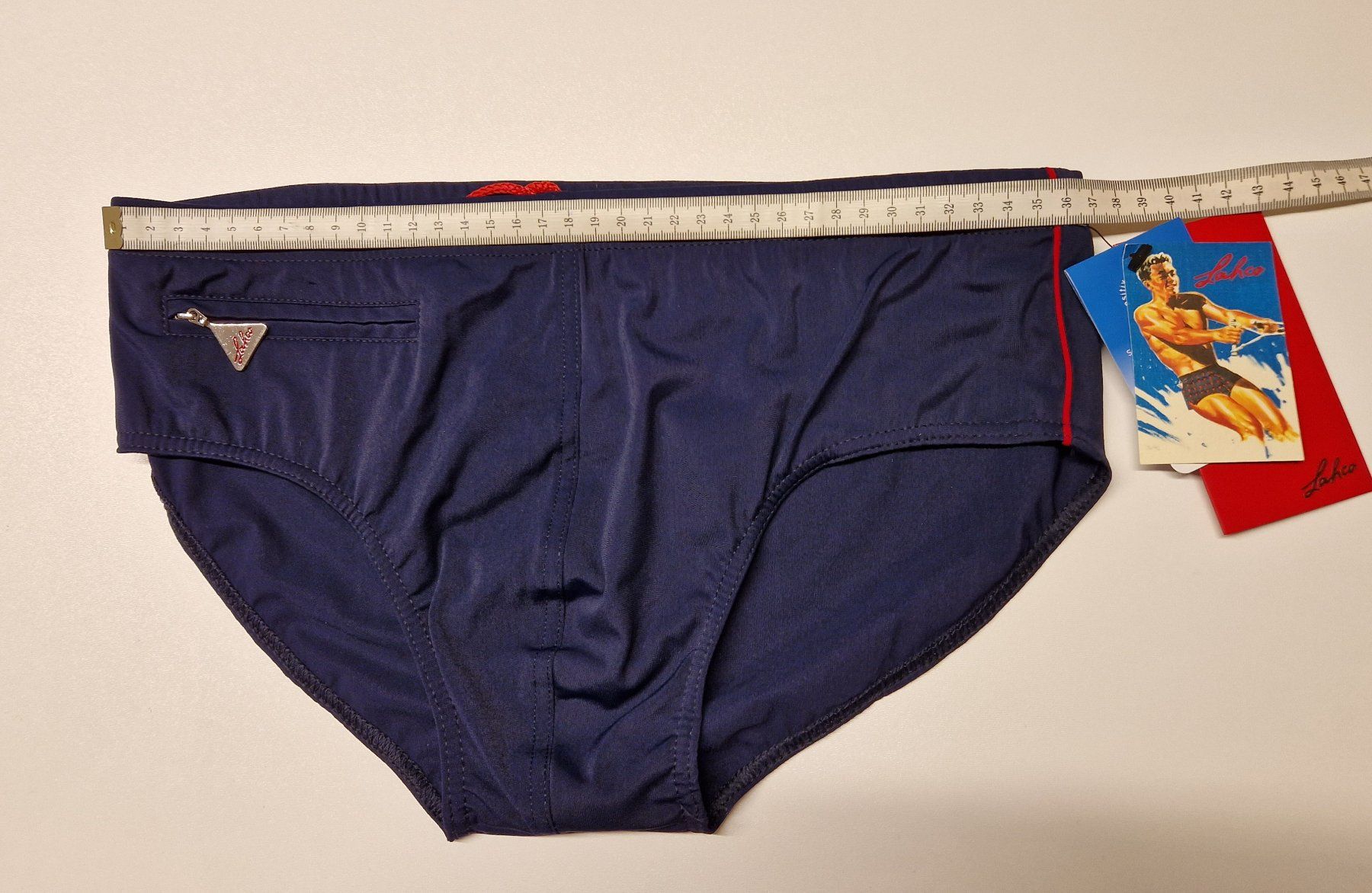 Lahco Costumi da bagno: Badehose Herren M Navy / Rabatt 50% - 70%!!! – Nuovo e nell'imballaggio originale da Braunau venduto da Brand-Store 8
