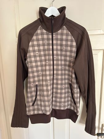 Adidas Trainingsjacke, Grösse M, beige-braun