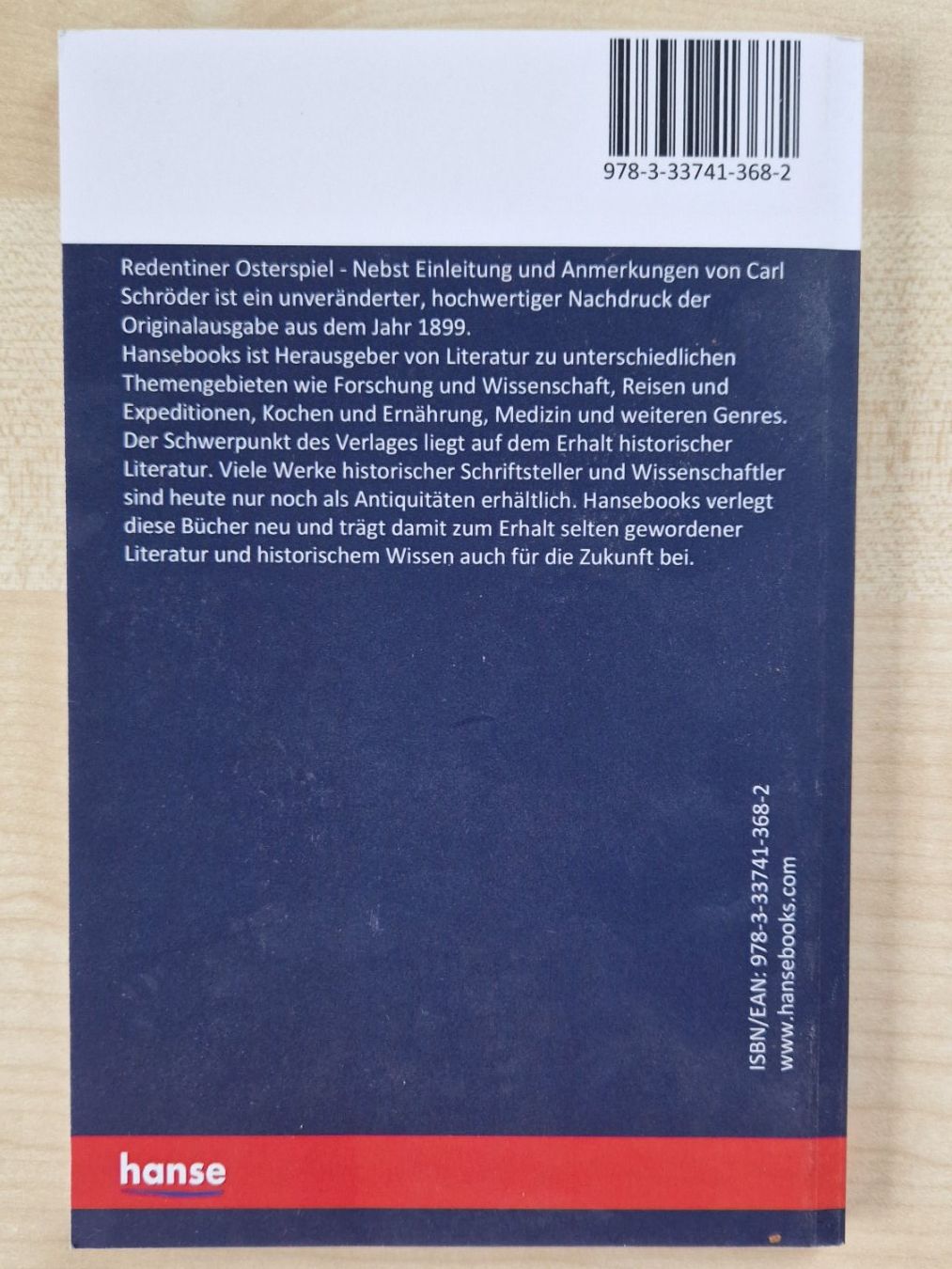 Bücher: Redentiner Osterspiel / Carl Schröder – Gebraucht aus Malters von page02 1