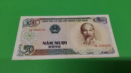 50 Dong Vietnam Banknote, Jahrgang 1985, Top