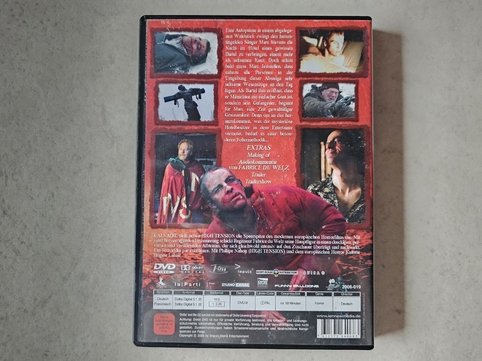 Tutti i DVDs: Calvaire  -  Torture des Wahnsinns – Usato da Schneisingen venduto da backstore24 1
