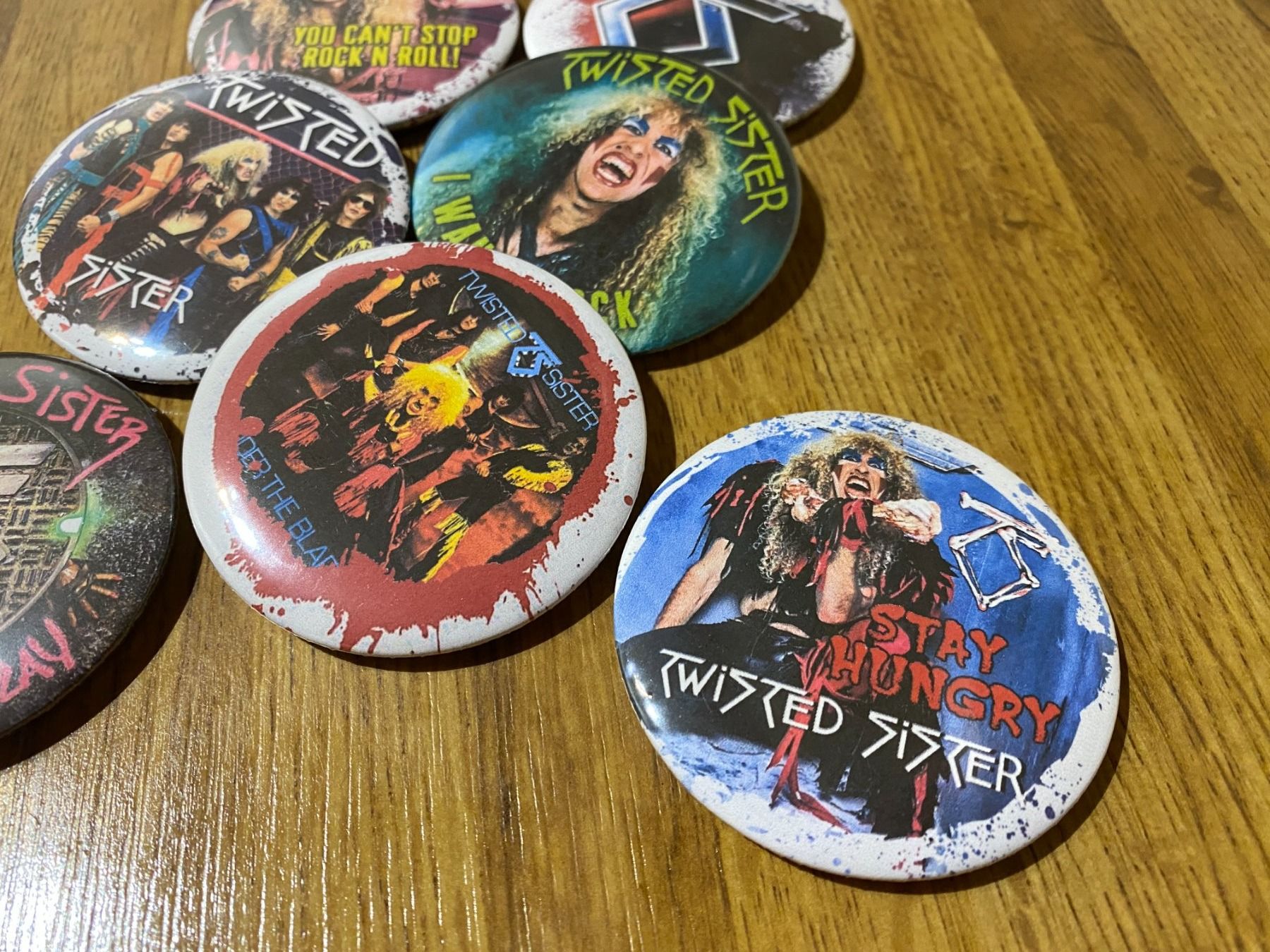 Calamite: Twisted Sister Kühlschrank Magnete – Nuovo (secondo la descrizione) da Basel venduto da VinylLover68 3