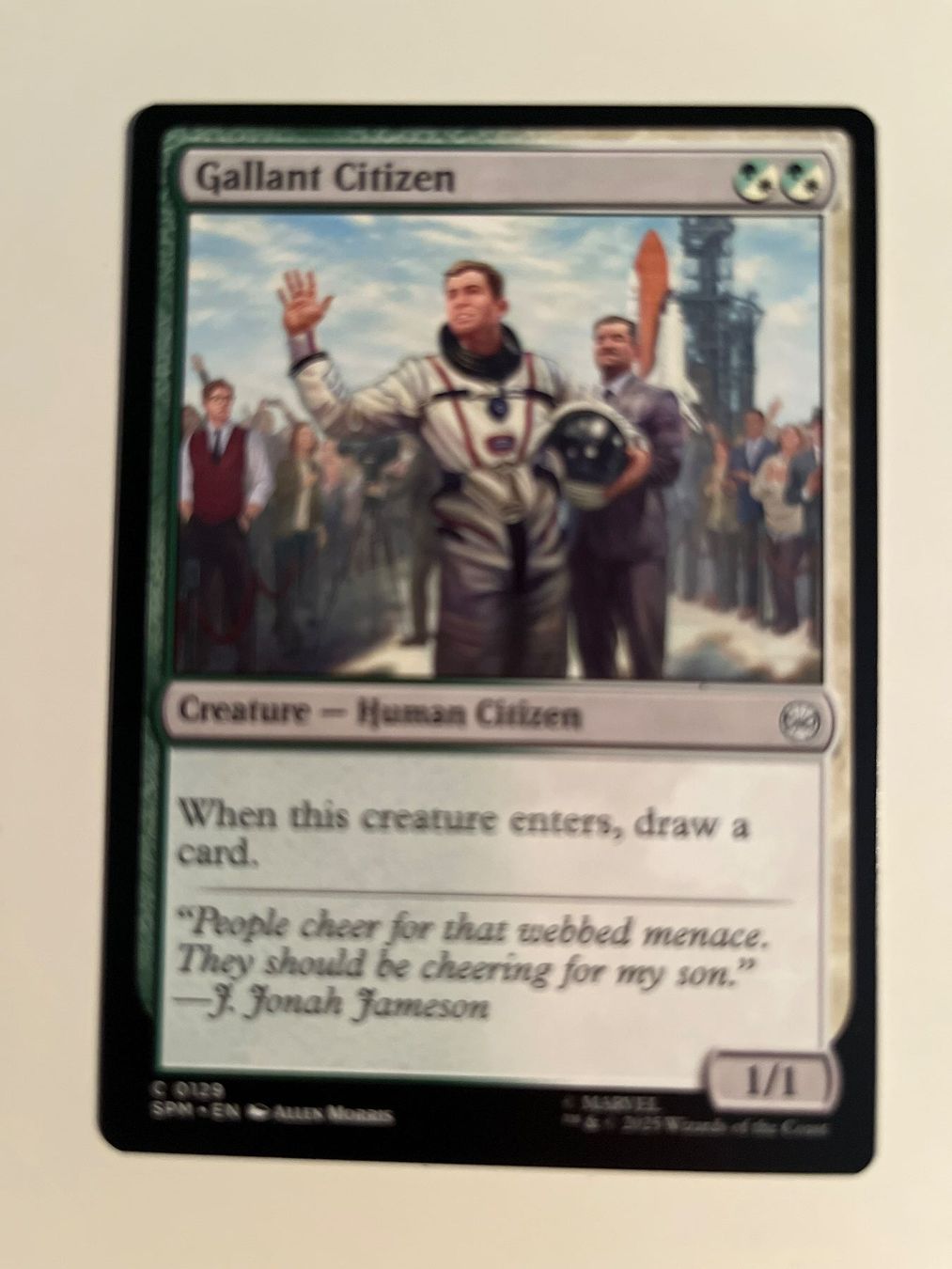 Magic The Gathering Carte collezionabili: 1 x Gallant Citizen - Magic: The Gathering - MtG – Usato da Kriens venduto da Shadi1980