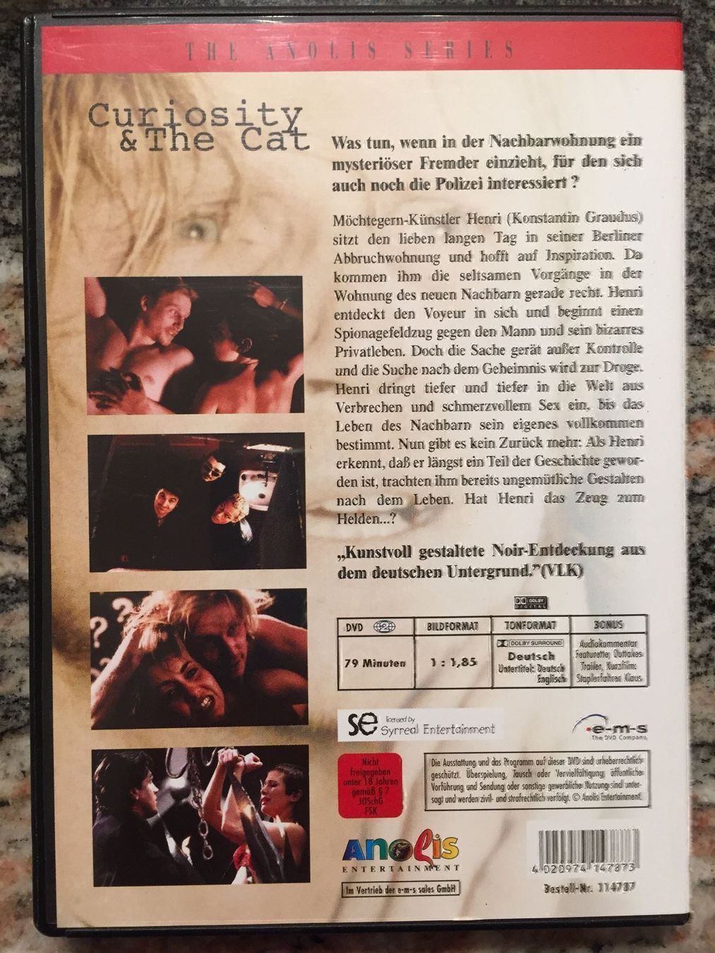 Alle DVDs: Curiosity & the Cat – Gebraucht aus Rüti ZH von alumedien 1