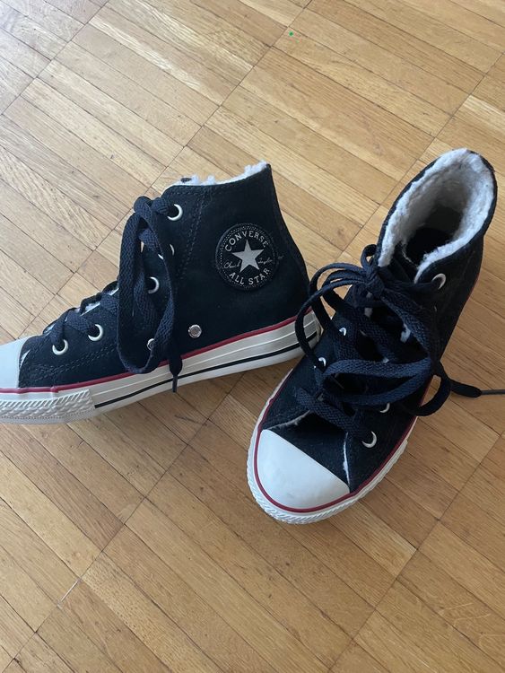 Converses noires fourr es 32 Kaufen auf Ricardo