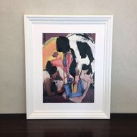 Erotik Pop Art Kunst Funky Urban Acryl Ink Threesome Jeans