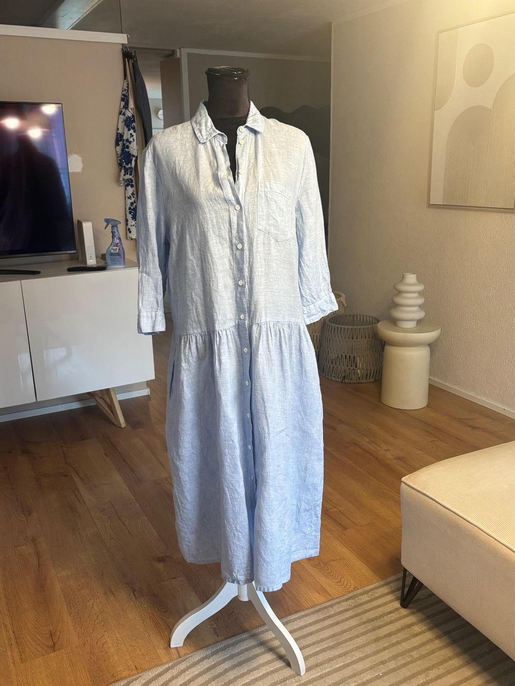 Vestiti: Charles Robertson Dress 100% Leinen – Usato da St. Margrethen SG venduto da dijanaO 6