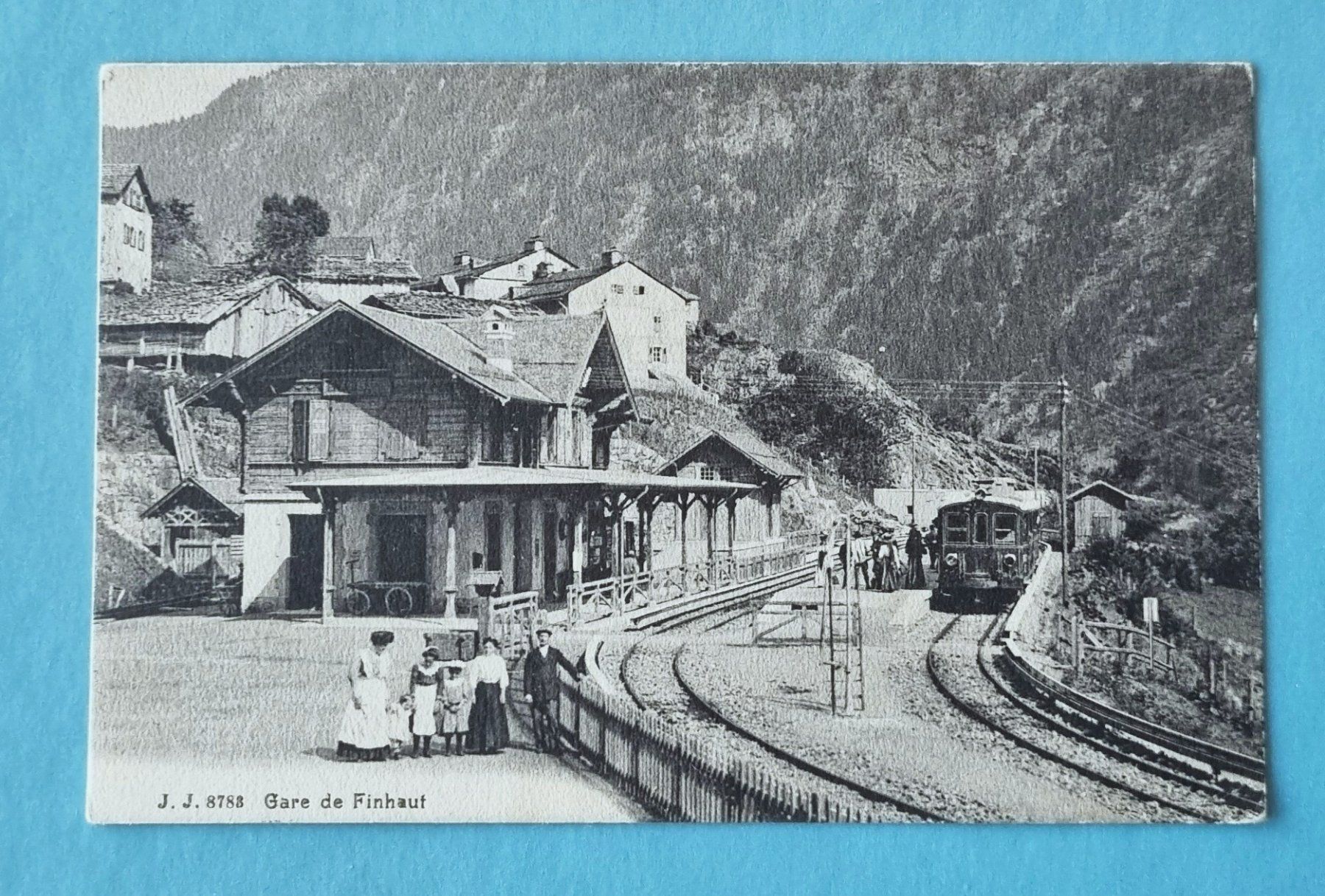 Ansichtskarten: Finhaut - Gare - Bahnhof - Chemin de Fer - 1920 – Gebraucht aus Rothrist von RROENK