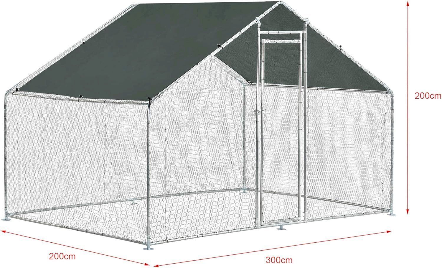 Gabbie, trasporto & Sicurezza: Freilaufgehege 3x2x2m mit Sonnendach – Nuovo e nell'imballaggio originale da Bottighofen venduto da zaap 5