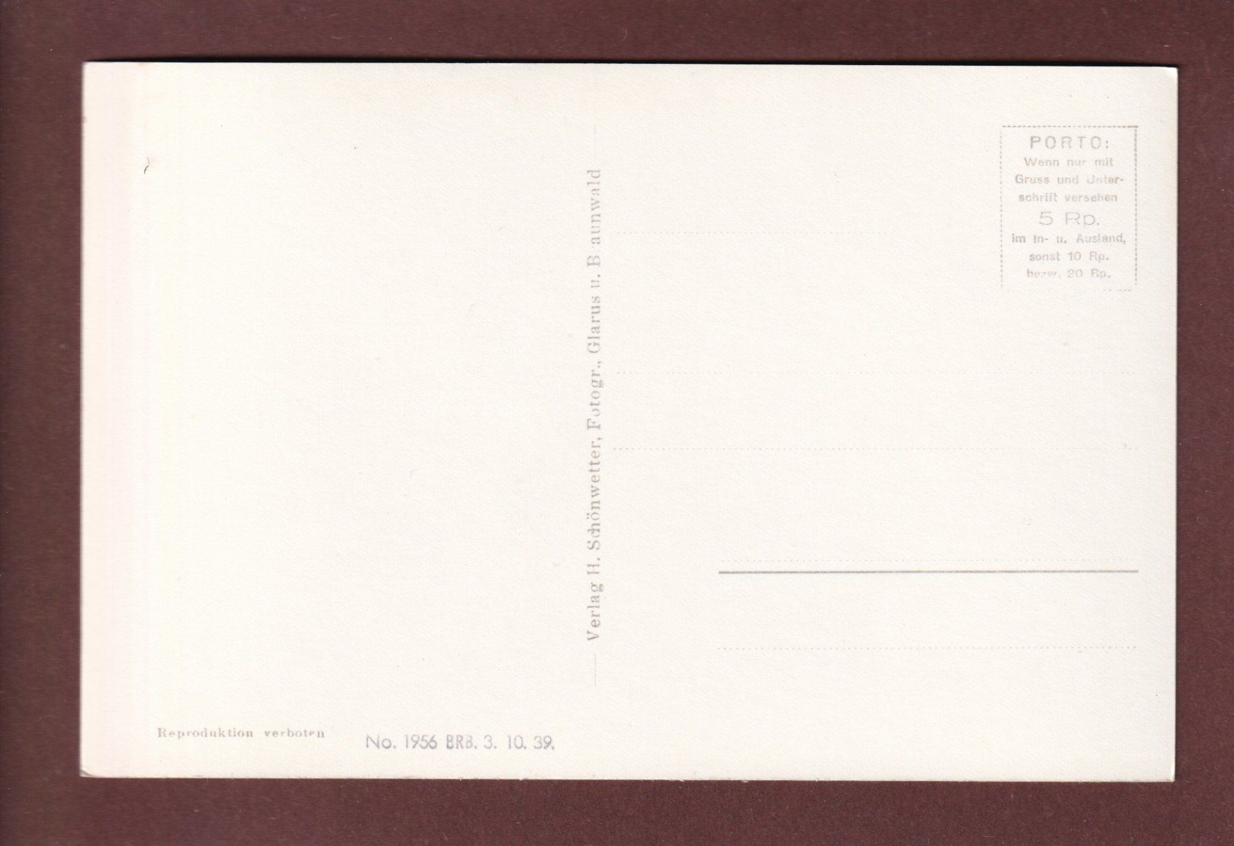 Cartoline postali: MILCHSPÜLERSEE - Ortstock – Usato da Pully venduto da nicecards-shop 1
