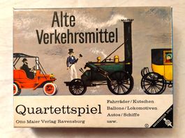 Fahrzeuge Quartett 60er Jahre / Alte Verkehrsmittel