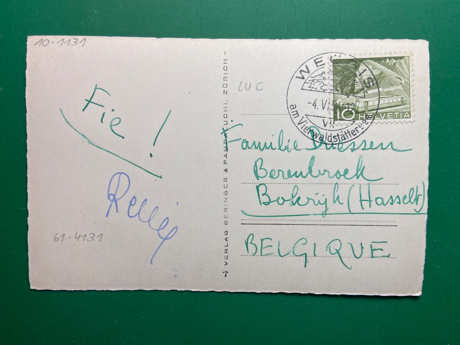 Ansichtskarten: Weggis, Mitteldorf – Gebraucht aus Steg VS von _vinci_ 1
