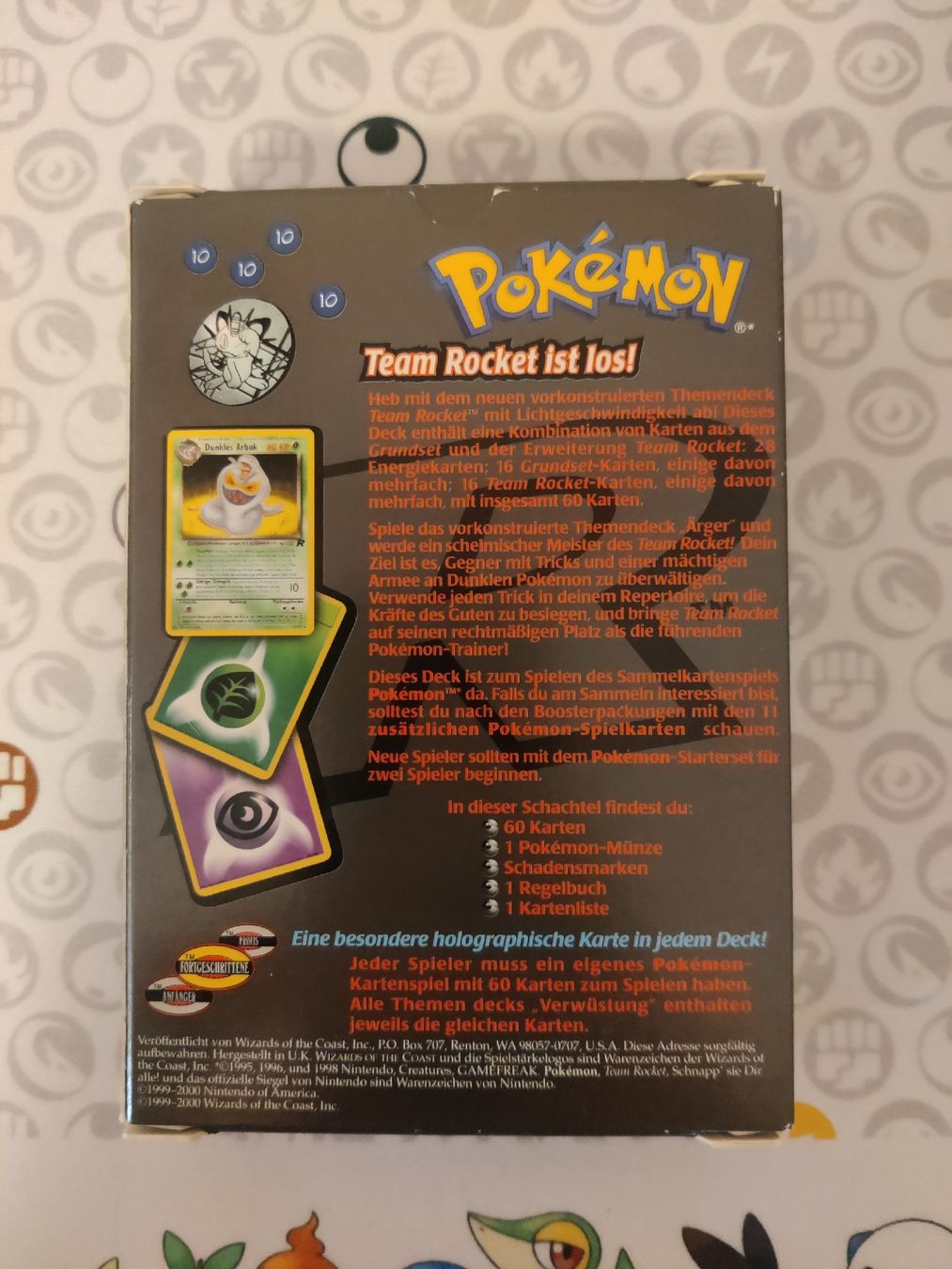 Pokémon Carte collezionabili: Team Rocket Ärger Themendeck Jahr 2000 – Usato da Steffisburg venduto da HMStufi 6