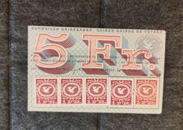 Reisekasse 5 Fr. Top Zustand,Sammlerstück!