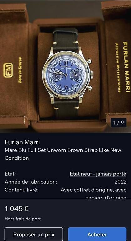 Orologi: Furlan Marri Mare Blu  SOLD OUT  Set Complet – Nuovo (secondo la descrizione) da Satigny venduto da loh_qcv9 1