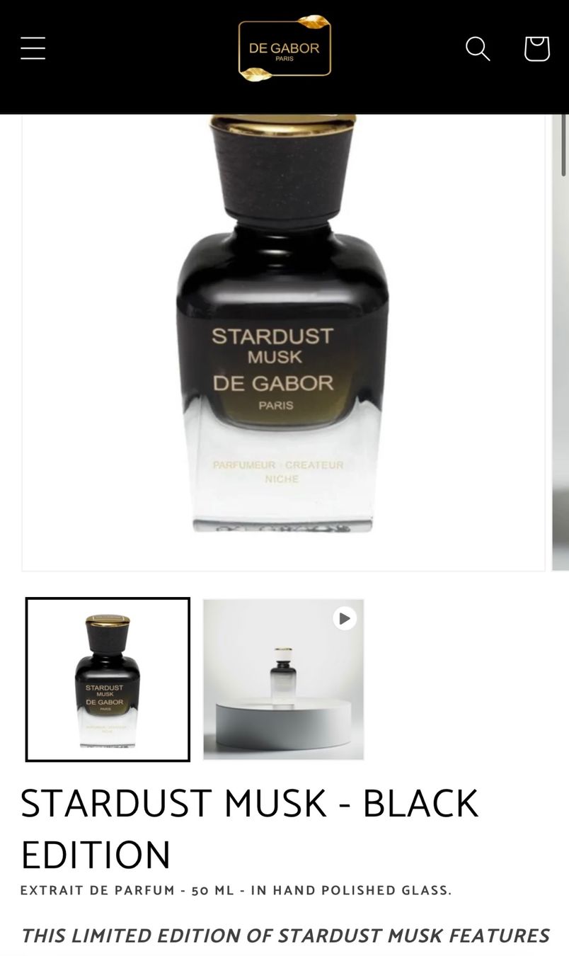 Xerjoff Profumi & Eau de Toilette: ** DE GABOR - STARDUST MUSK - 50ml  ** – Nuovo (secondo la descrizione) da Giebenach venduto da BeautyLover.90s 7