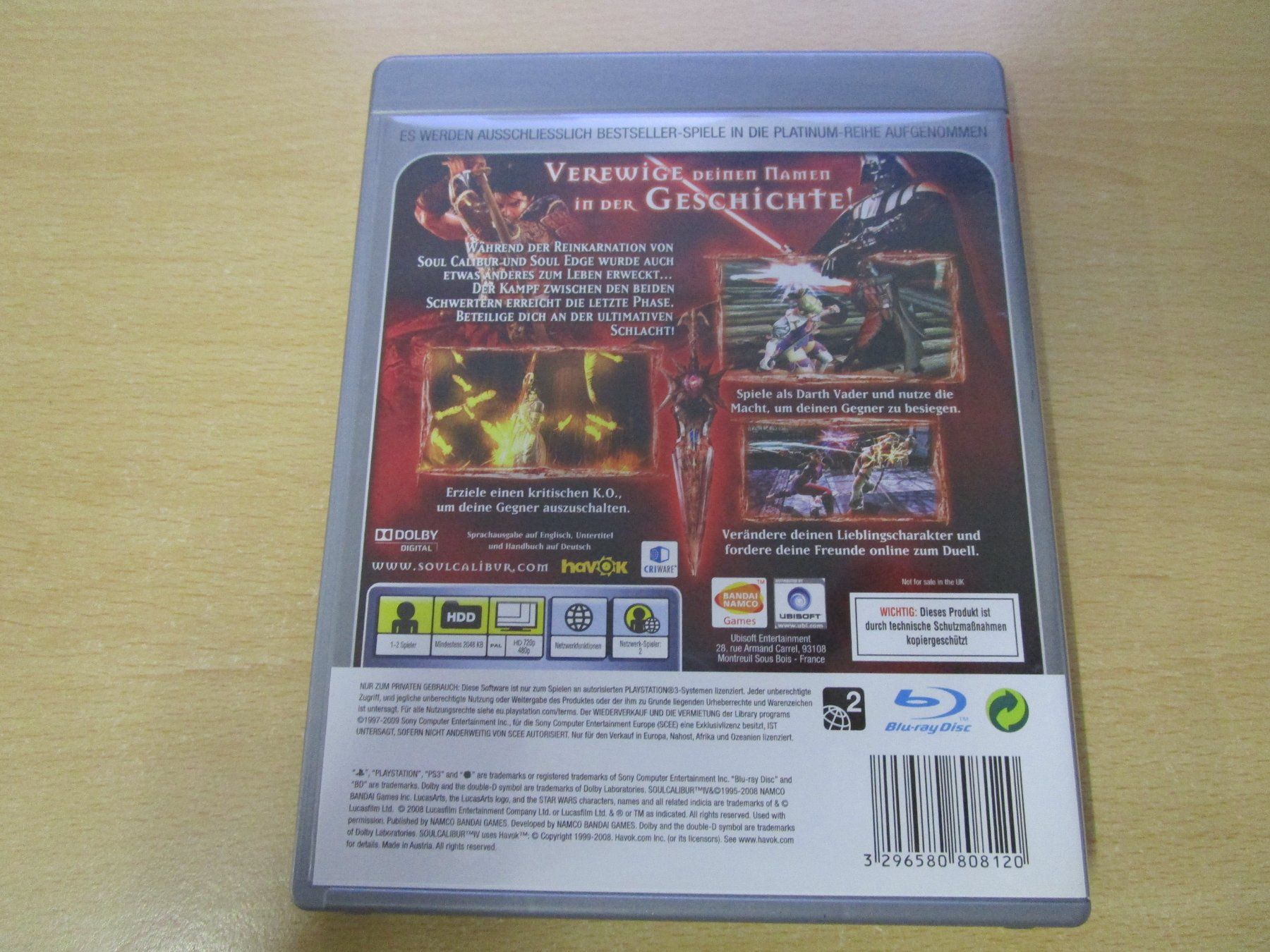 Sony Giochi: Soul Calibur 4 Platinum Playstation 3 PS3 – Usato da Goldau venduto da agestuffer 1
