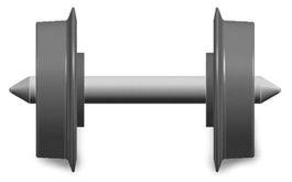 Spur N-Speichenradsatz NEM 311, Spurkranz 0,8 mm