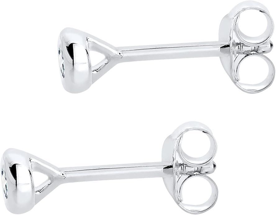 Orecchini pendenti & Orecchini a lobo: DIAMONDS Ohrringe Damen Basic Ohrstecker mit Diamant 0.06 c – Nuovo e nell'imballaggio originale da Hemmental venduto da Goldwelt 1