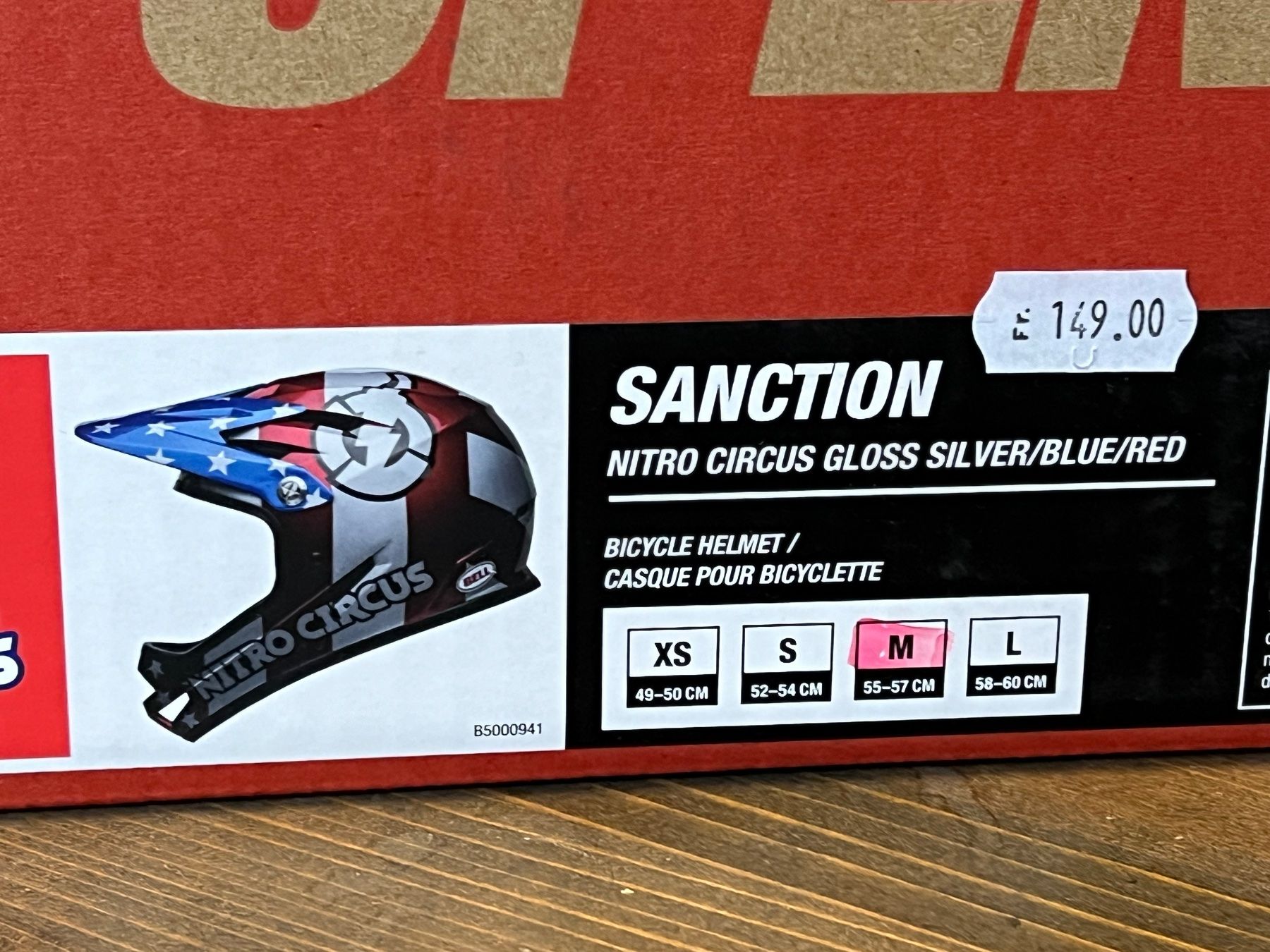 Bell Caschi: Fahrradhelm BELL Sanction Grösse L – Nuovo e nell'imballaggio originale da Eschen venduto da Sele-Radsport 1