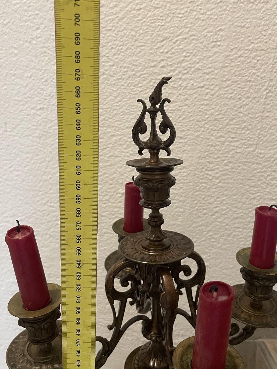 Kerzenständer: 4-armiger Kandelaber Kerzenständer – Gebraucht aus Dulliken von Emys_1 5