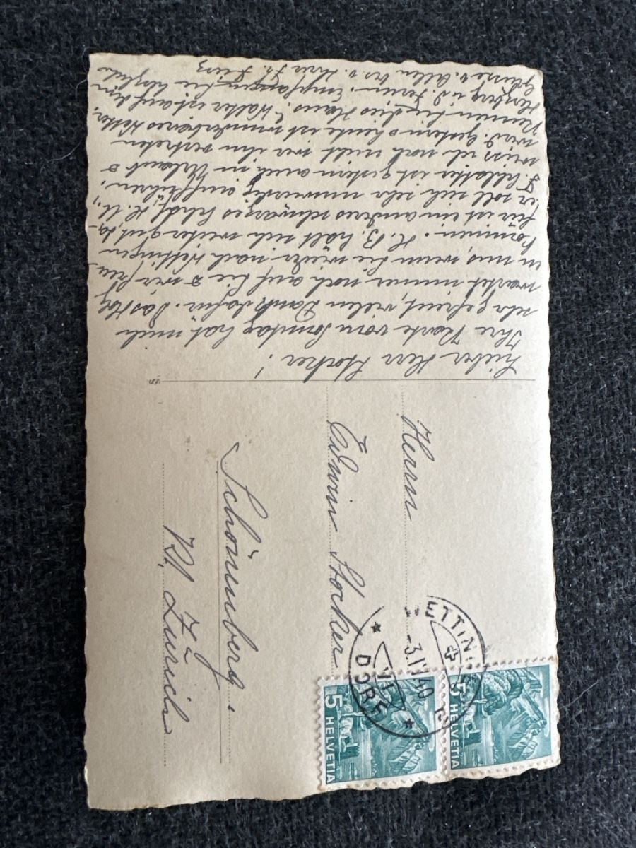 Ansichtskarten: Wettingen Villa 1940 – Gebraucht aus Wettingen von Phibras 1