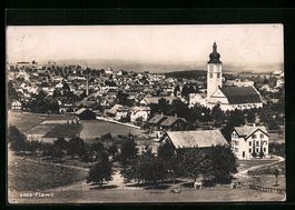 Flawil, Gesamtansicht des Ortes, Kirche