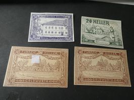 Oesterreich, Goldwörth - Notgeldscheine
