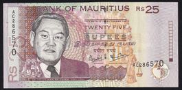 Mauritius 25 Rupees 1999