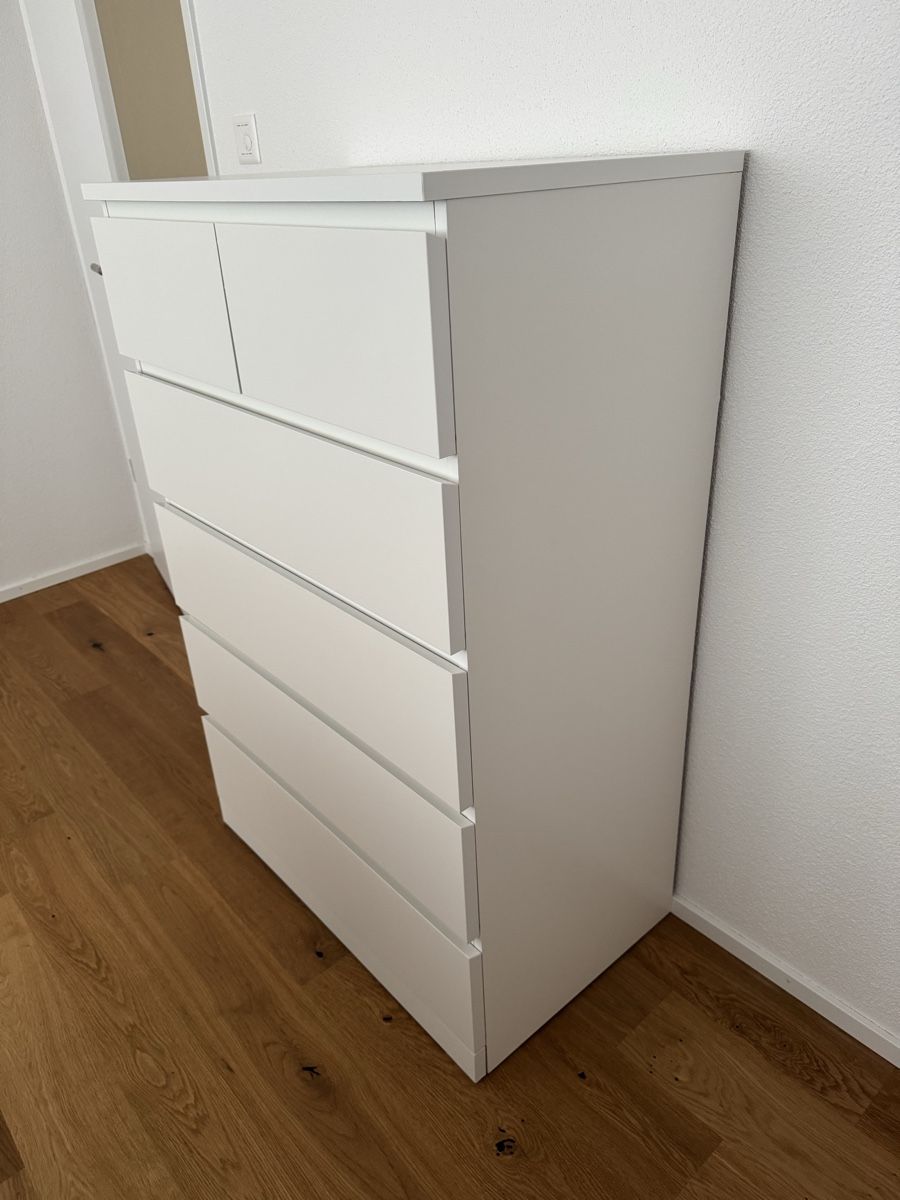 Ikea Cassettiere: Malm Kommode mit 6 Schubladen weiss – Nuovo (secondo la descrizione) da Oberbüren venduto da dijbdn 5