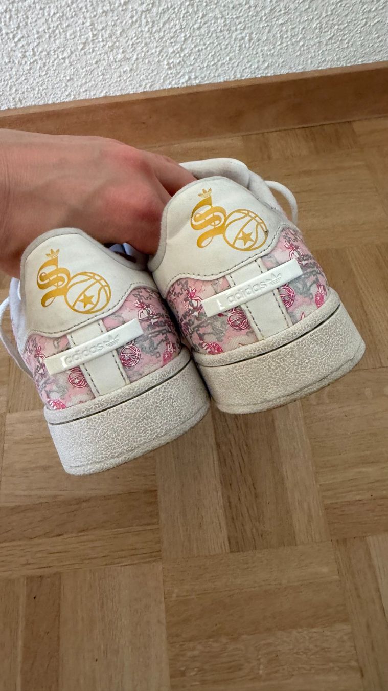 Scarpe da donna: Adidas Superstar rose et blanc, taille 36 – Usato da Genève venduto da dkr_j29m 2