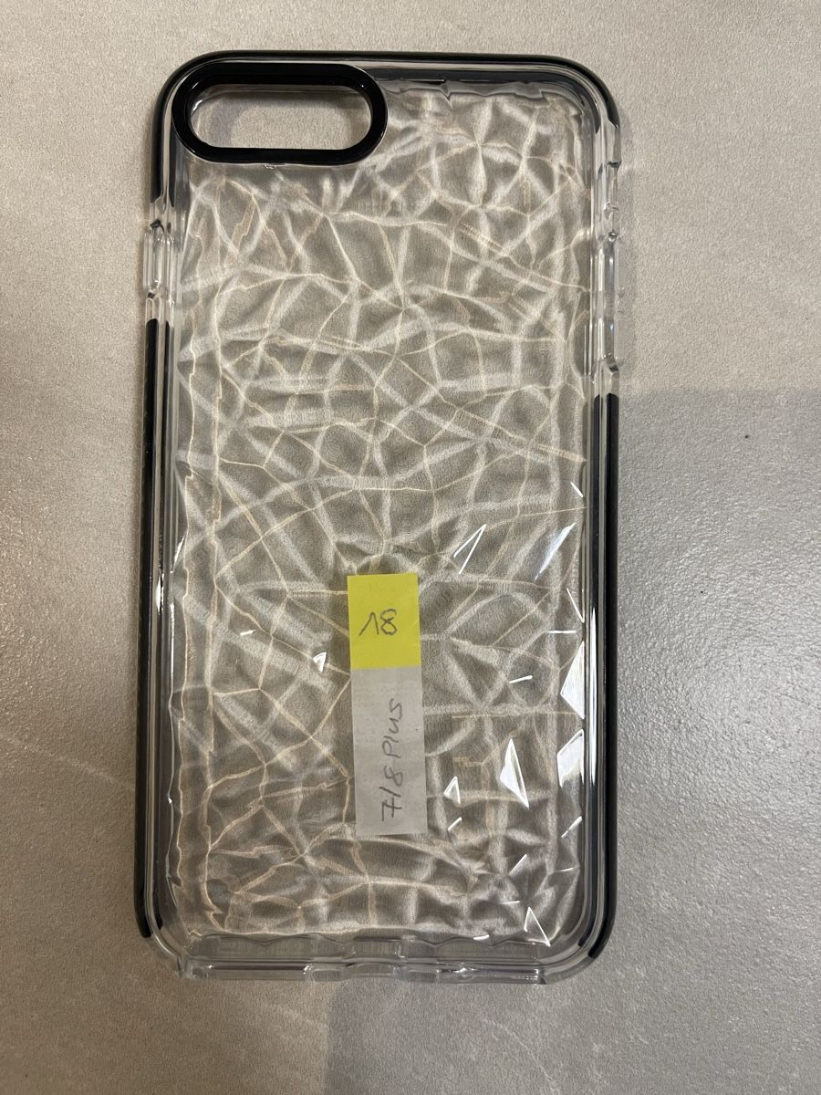 Apple Cover & Protezioni schermo: iPhone 7/8 Plus Hülle Transparent geometrisch Muster Case – Nuovo (secondo la descrizione) da Wohlen AG venduto da abaci