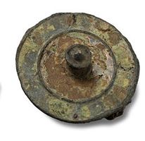 Roman Enamelled bronze plate brooch (2nd century AD)