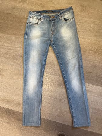 Nudie Herren JeansSkinny Lin, crispy Orange, W31/L34